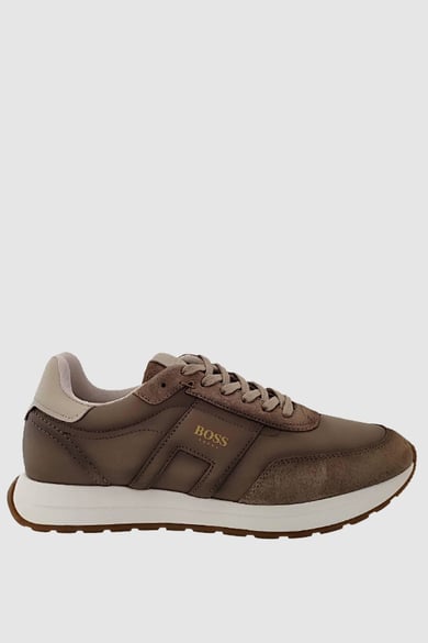 ΠΑΠΟΥΤΣΙΑ SNEAKERS BOSS SHOES - TAUPE/WHI VESUVIO